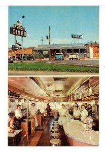 VA - Warrenton. Frost Diner ca 1955 Interior & Exterior Views