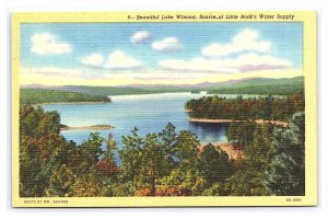 Beautiful Lake Winona Source Of  Little Rock's Arkansas Water Supply Postcard