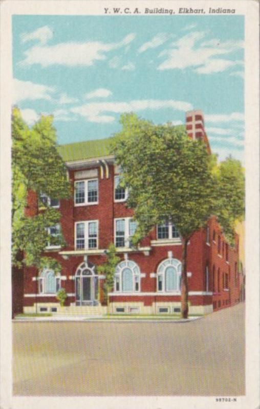 Indiana Elkhart Y W C A Building 1950 Curteich