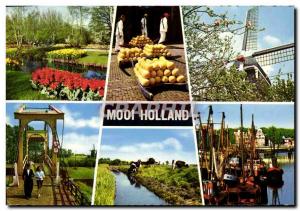 Postcard Modern Modi Holland Windmill