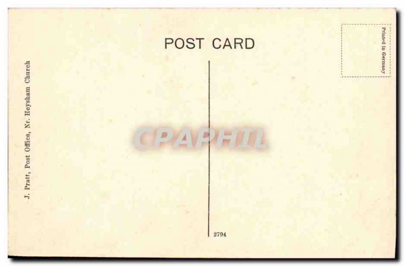 Postcard Heysham Old Ruins And Stone Coffins