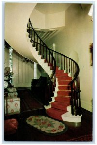 Free Standing Spiral Staircase Shrewbury House Museum Madison IN Postcard