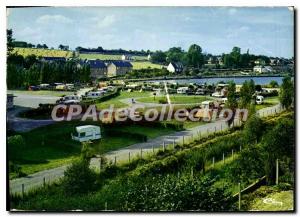 Modern Postcard St Calais Sarthe Camping