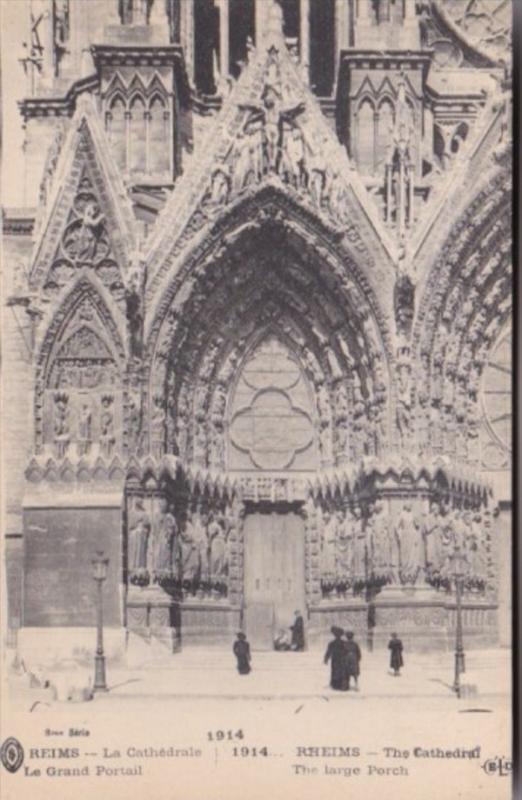 France Reims La Cathedrale Le Grand Portail