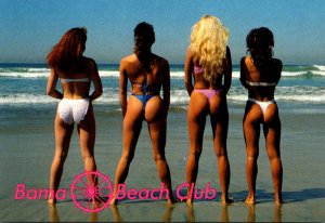 Risque Nude Bama Beach Club Girls On The Beach In Bikinis