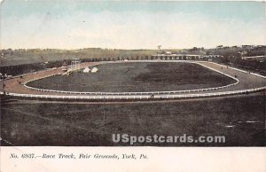 Race Track, Fair Grounds - York, Pennsylvania PA  