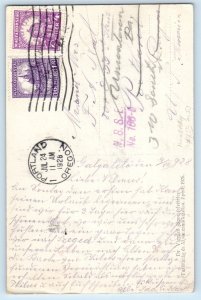 Matra Gyöngyös Hungary Postcard Galyatetoi Refuge House View 1928 Vintage