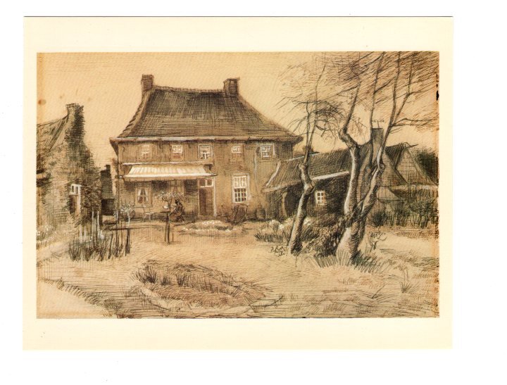 Van Gogh Vicarage at Neunen, Art Gallery of Ontario, Toronto, Ontario, 5.5X6 in