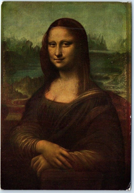 Postcard - Mona Lisa By Leonard De Vinci, Louvre Museum - Paris, France