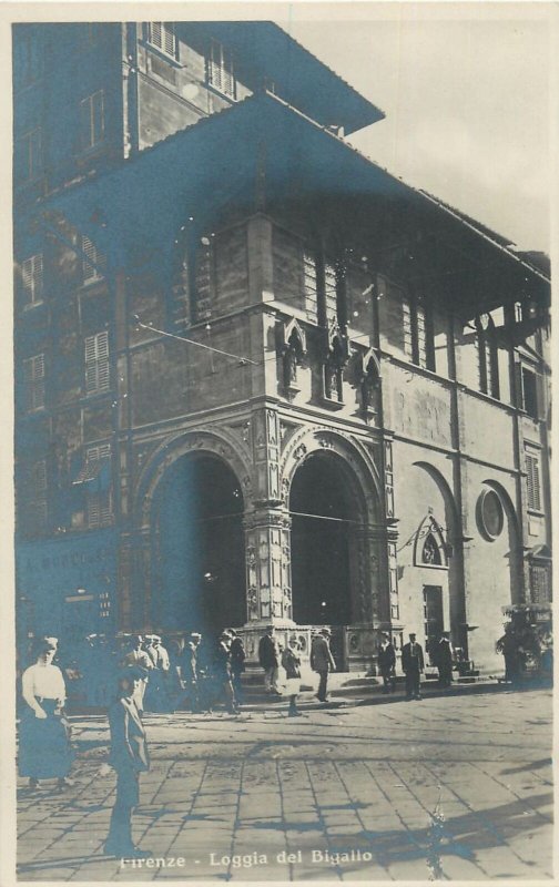 Postcard Italy Firenze Loggia del Bigalio