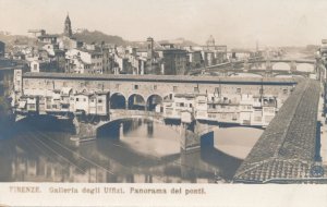 RPPC Firenze - Florence, Italy - Ponte Vecchio - The Old Bridge