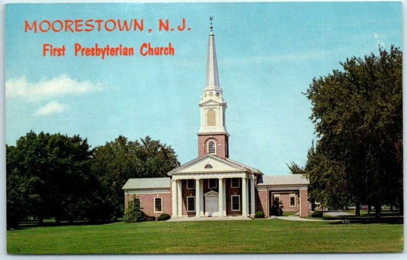 Postcard - Frist Presbyterian Church - Moorestown, New Jersey 