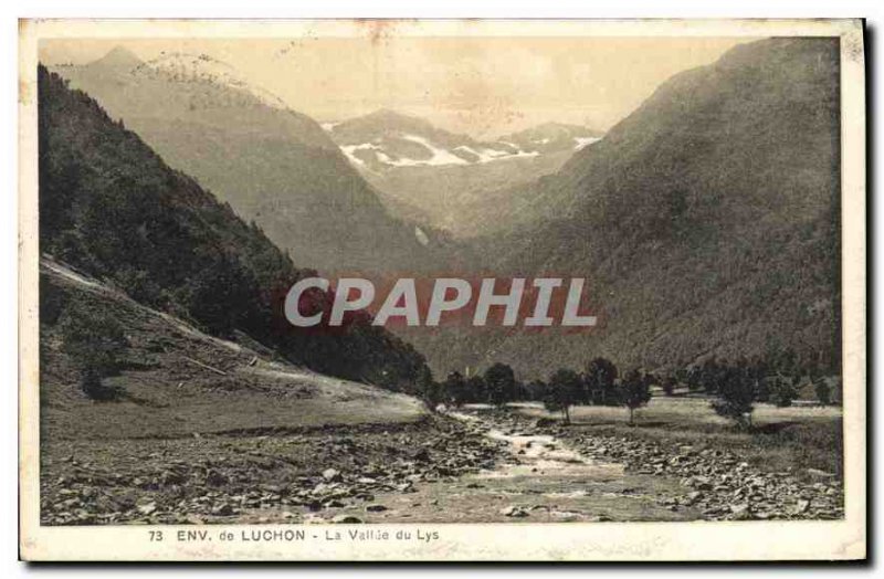 Postcard Old Approx Luchon La Vallee du Lys