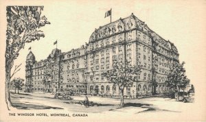 Canada The Windsor Hotel Montreal Vintage Postcard 07.29