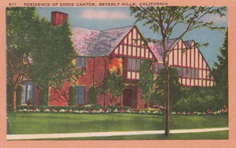 California Beverly Hills Residence Of Eddie Cantor