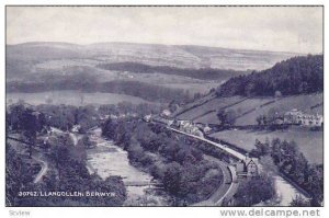 Panorama, Railroad Tracks, Berwyn, Llangollen (Wales), UK, 1900-1910s