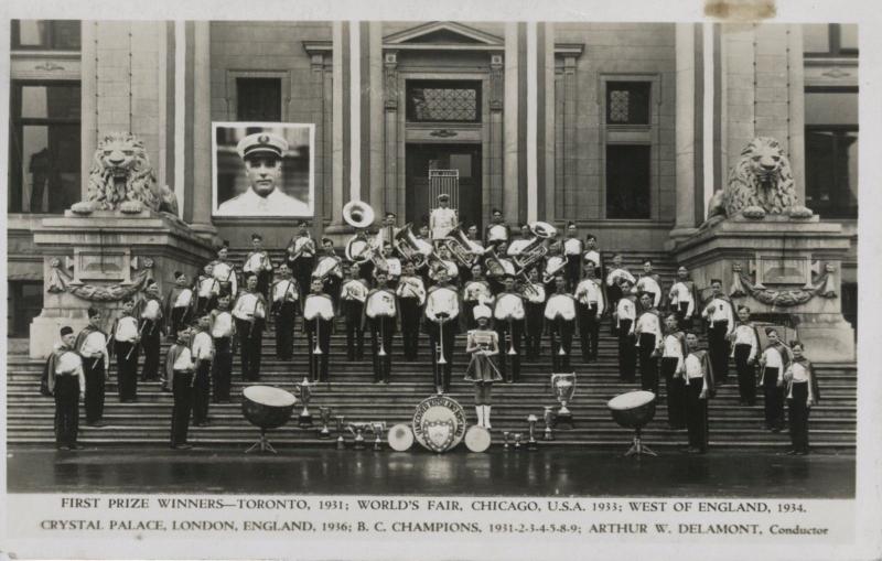 Vancouver Kitsilano Boys Band c1930s Real Photo Postcard RPPC