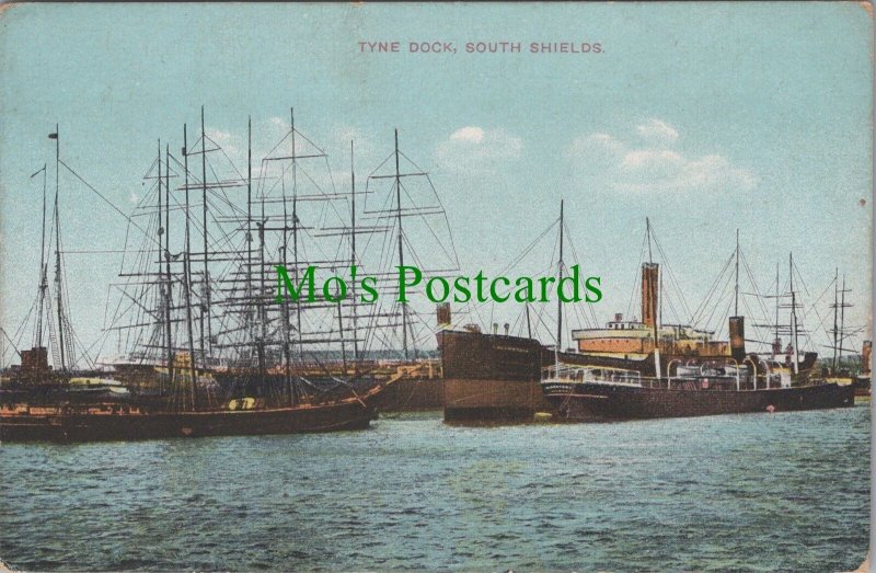 Northumberland Postcard - Tyne Dock, South Shields   RS30185