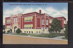 Roosevelt Wilson High School,Clarksburg,WV Postcard 