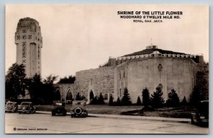 RPPC Shrine of Little Flowers  Detroit Michigan - Real Photo Postcard  c1930