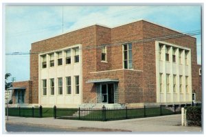 c1960's Federal Building Police Office Fort Mcleod Alberta Canada Postcard