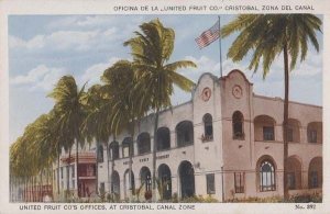 United Fruit Company Cristobal Zona Del Canal Panama Antique Postcard