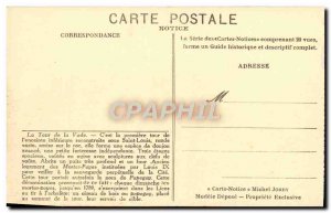 Old Postcard La Cite Carcassonne Tower Vade