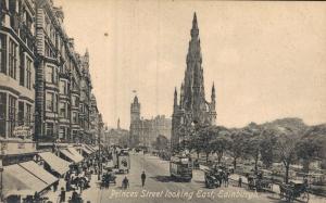 Scotland Edinburgh Princes Street looking East 01.70