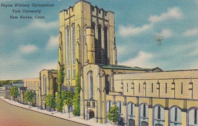 Connecticut New Haven Payne Whitney Gymnasium 1951 Yale University Curteich