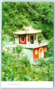 Evergreen Shrine TAIWAN Postcard