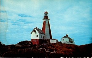 Canada Nova Scotia Yarmouth Lighthouse At Cape Forchu