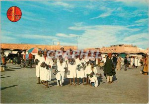 Postcard Modern Marrakech gnaoues beach Diema el Fna