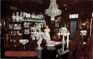 Postcard FL St. Augustine Lightner Museum of Hobbies Famed Crystal Room