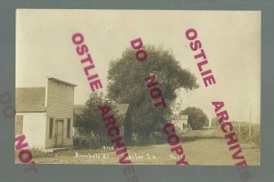 Jubilee IOWA RPPC 1911 GENERAL STORE nr Waterloo La Porte City GHOST TOWN