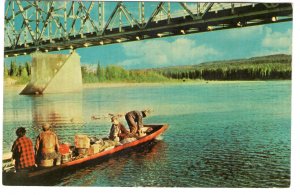 Loaded Riverboat, Liard Bridge, Yukon Territories, Alaska Hiway