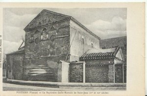 France Postcard - Poitiers - Le Baptistere Gallo-Romain De Saint-Jean - TZ10296