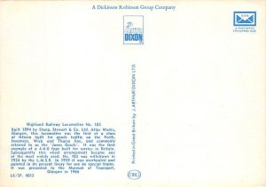 Highland Railway Locomotive Highland Railway Locomotive, Built 1894