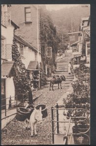 Devon Postcard - Clovelly High Street    RS7662