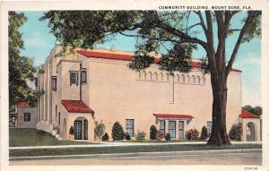 B89/ Mount Dora Florida Fl Postcard c1920 Community Building