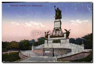 Postcard Old National Denkmal has to Niederwald