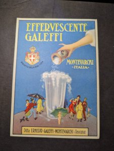 Mint Italy Advertisement Postcard Effervescent Galeffi Antacid