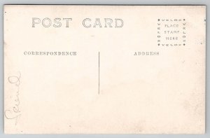 RPPC Handsome Young Gentleman Studio Portrait Postcard D26