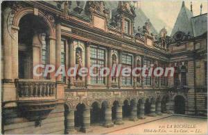 Postcard La Rochelle Old City Hall Court