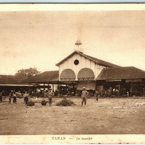 c1910 Tanan, Vietnam The Market Litho Photo Nadal Saigon Tan An French A53