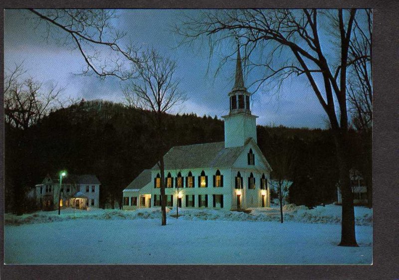 VT View of Church Townsend Vermont Postcard