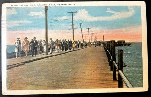 Vintage Postcard 1929 Scene on the Pier, Keansburg, New Jersey
