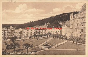 Czech Republic, Marienbad, Marianske Lazne, Goetheplatz, No 1812