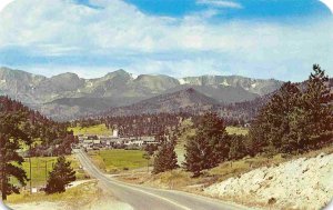 Estes Park Big Thompson Highway Rocky Mountain National Park Colorado postcard