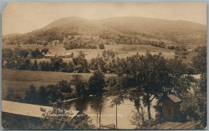 JONESVILLE VT MOUNTAIN VIEW ANTIQUE REAL PHOTO POSTCARD RPPC