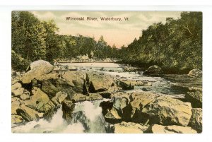 VT - Waterbury. Winooski River